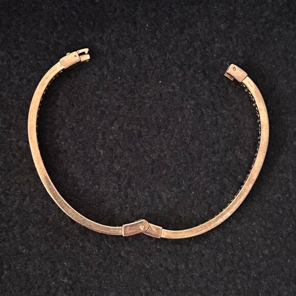 Fossil Rose Gold Floral Pattern Bangle - Picture 4 of 6